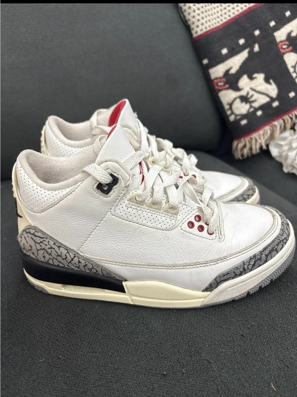 Jordan 3 Retro White Cement '88 Dunk Contest (2013) size Y4